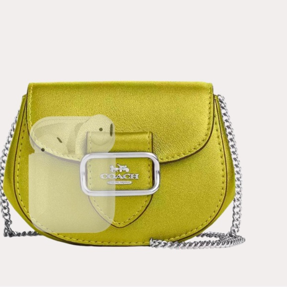 Mini Bag Coach Morgan Card Case on a Chain .NWT - Picture 10 of 11